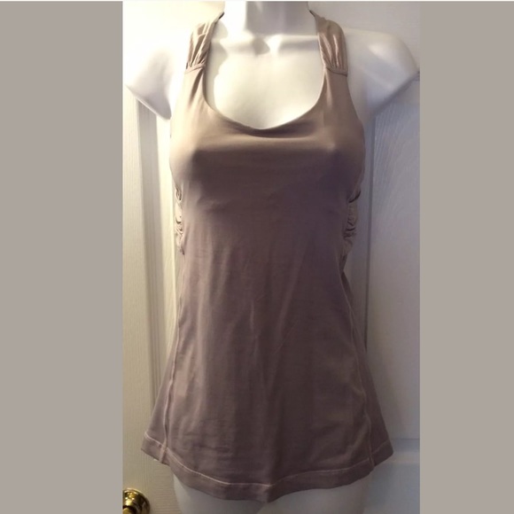 LULULEMON Cool Breeze Tank Top Shirt Built In Bra - Picture 2 of 8